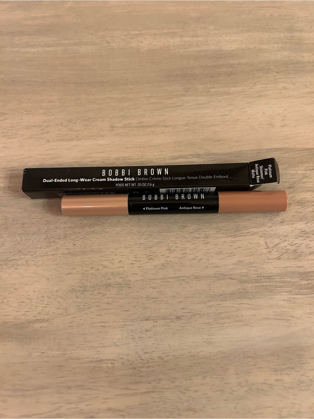 Bobbi Brown Dual-Ended Cream Shadow Stick — Antique Rose & Platinum Pink